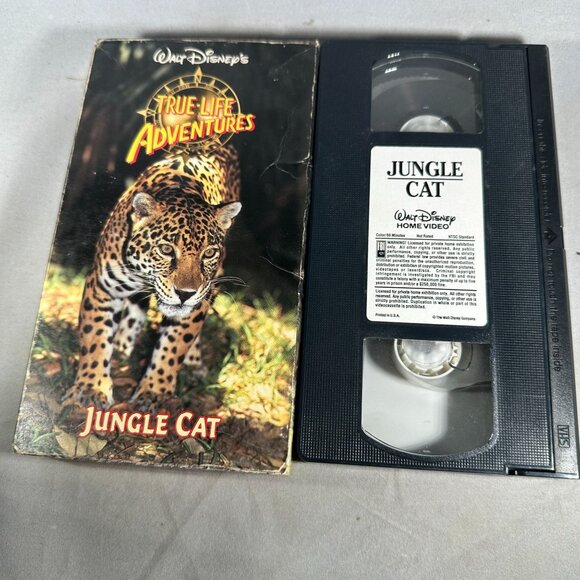 Walt Disney True Life Adventures Jungle Cat VHS Documentary 69 Minutes Not Rated - Picture 3 of 3